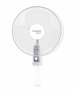 Crompton High Flo Waveplus wall mount fan-KD white